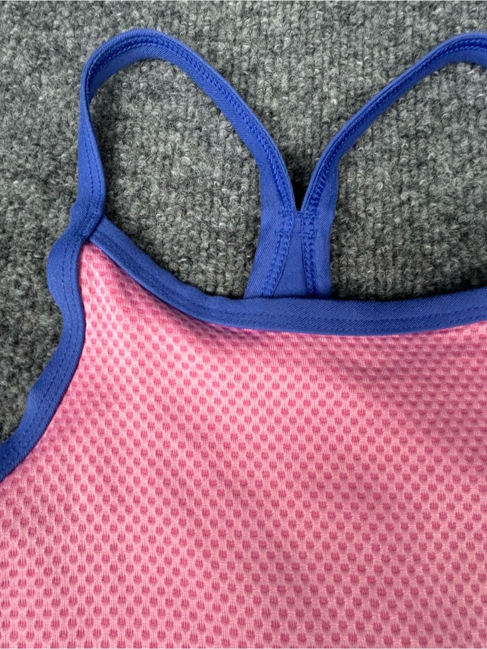 Hanna Andersson Girls 6/7 Racerback Athletic Mesh Dress w Built in Skort Bright - Picture 2 of 9
